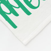 Melody Personalized Fleece Blanket Deken (Hoek)