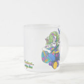 "Melody" Rainbow Guitar Hippie Fairy Frosty Mok (Voorkant rechts)