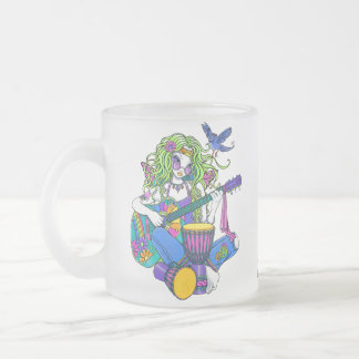 "Melody" Rainbow Guitar Hippie Fairy Frosty Mok
