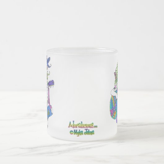 "Melody" Rainbow Guitar Hippie Fairy Frosty Mok (Center)