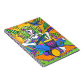 Melody Rainbow Guitar Hippie Fairy-laptop Notitieboek (Rechterzijde)