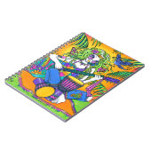 Melody Rainbow Guitar Hippie Fairy-laptop Notitieboek (Linkerzijde)