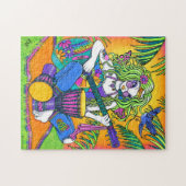 "Melody" Rainbow Guitar Hippie Fairy Puzzle Legpuzzel (Horizontaal)