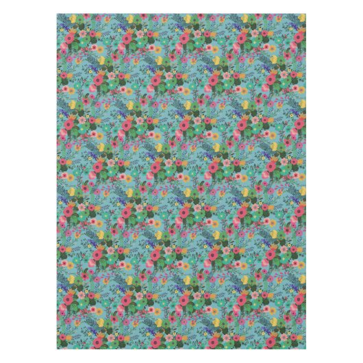 Melody Spring Blossoming Garden Tafelkleed (Voorkant)