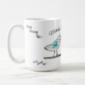 Melody Tortelduifjes - muzieknoten Koffiemok (Links)