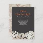 MELODY van de TORAH Bar Bat Mitzvah Party Card Kaart (Voorkant / Achterkant)