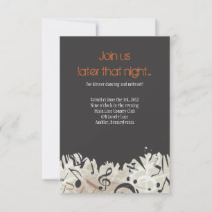 MELODY van de TORAH Bar Bat Mitzvah Party Card Kaart