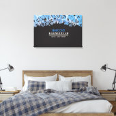 MELODY VAN DE TORAH Bar Bat Mitzvah Teken in Board Canvas Afdruk (Insitu (Slaapkamer))