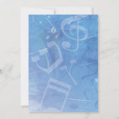 MELODY VAN DE TORAH Bar Bat Mitzvah Uitnodiging (Achterkant)