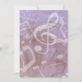 MELODY VAN DE TORAH Bar Bat Mitzvah Uitnodiging (Achterkant)