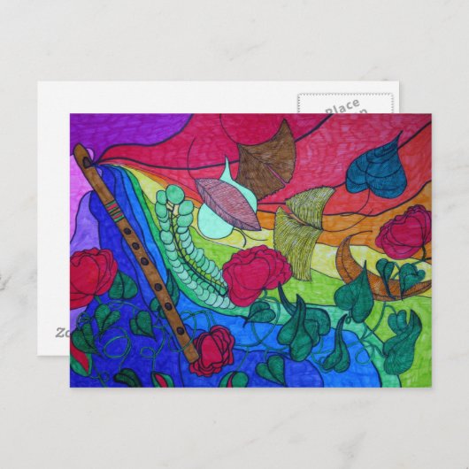 Melody van je Briefkaart (Voorkant / Achterkant)