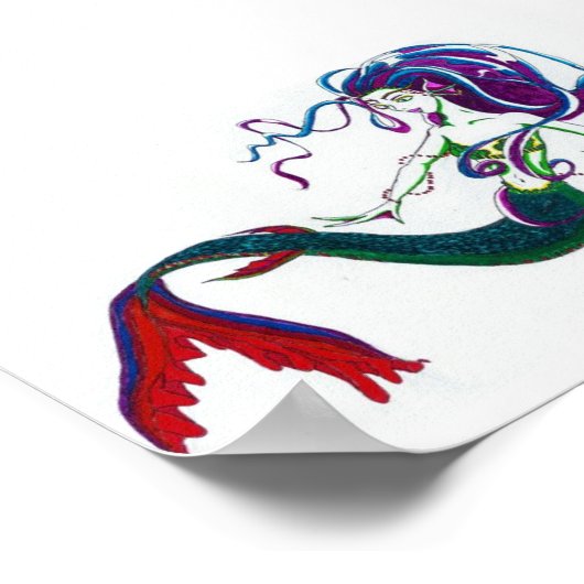 Melody's Mermaid Poster (Hoek)