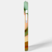 Meloen en Perzik kleuren spiralen Case-Mate iPhone Case (Achterkant / Links)