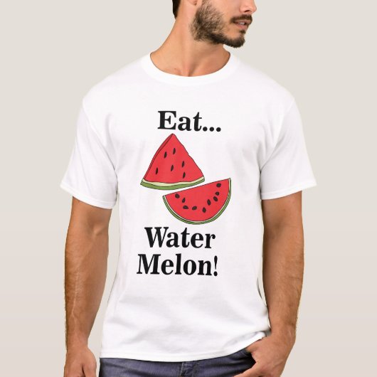 Meloen Fruit Grappig T-shirt (Voorkant)