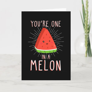 Meloen Gezegde Funny Watermelon Kaart