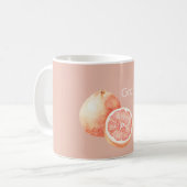 Meloen Grapefruit Koffiemok (Voorkant links)