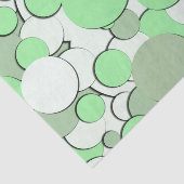 Meloen Groen Monochroom Tissuepapier (Detail)