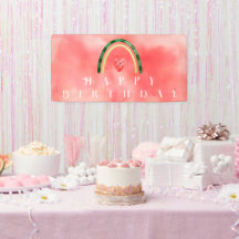 Meloen Hart Watermeloen Verjaardag