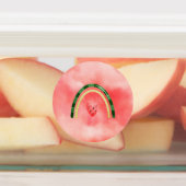 Meloen Hart Watermeloen Verjaardag Sticker (Aangebracht)