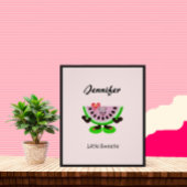 Meloen meisje perfect poster