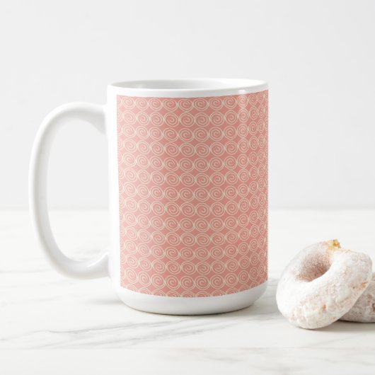Meloen met Mini Cream Swirls Koffie Mok (Met donut)