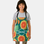 Meloen Regenboog Kleurrijk Gepersonaliseerd Patroo Schort (Insitu)