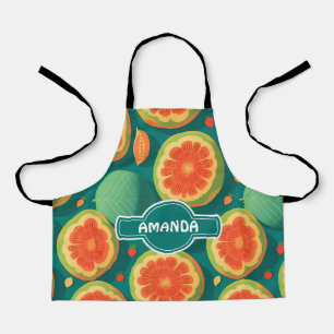 Meloen Regenboog Kleurrijk Gepersonaliseerd Patroo Schort