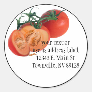 - meloen (vreemde vruchten) ronde sticker