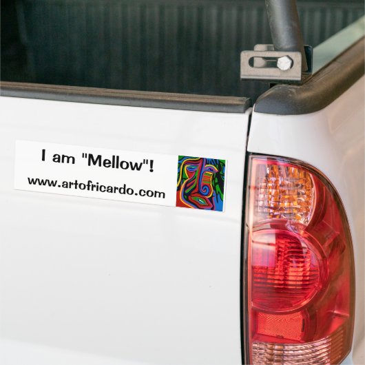 Meloendumsticker Bumpersticker (Op Truck)