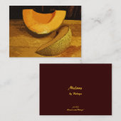 Meloenen ATC Visitekaartje (Voorkant / Achterkant)