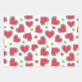 Meloenen Funky Fruit Patterned Inpakpapier Vel (Voorkant 2)