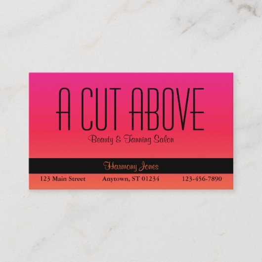 Meloenen Visitekaartje Afsprakenkaartje (Voorkant)