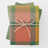 Melon & Basil Wrapping Paper Flat Sheet Set of 3 (In situ)