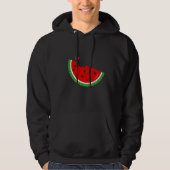 Melon Bite Summer Watermeloen Fruit Melon Seed Bit Hoodie (Voorkant)
