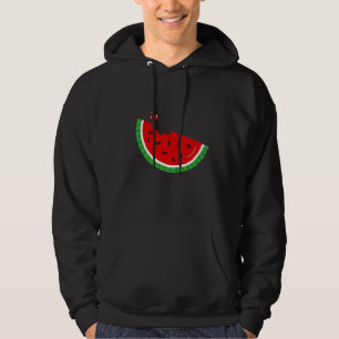 Melon Bite Summer Watermeloen Fruit Melon Seed Bit Hoodie