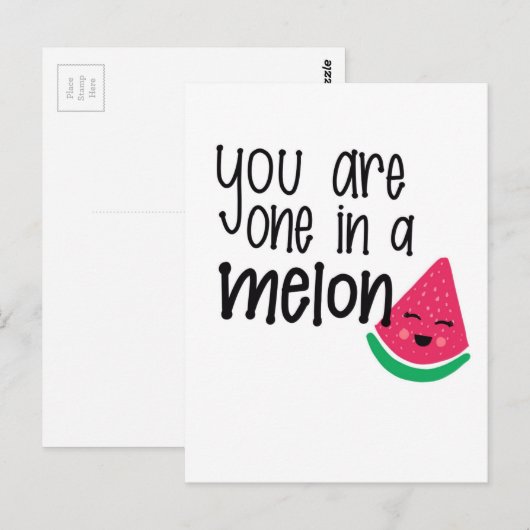 Melon Briefkaart (Voorkant / Achterkant)