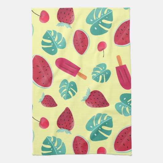 Melon Colorful Theedoek (Verticaal)