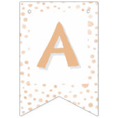 Melon Confetti Waterverf Stippen Bunting Flag Vlaggetjes (Derde vlag)