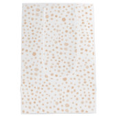 Melon Confetti Waterverf Stippen Gift Bag Medium Cadeauzakje (Achterkant)