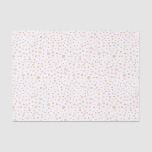 Melon Confetti Waterverf Stippen Weefselpapier Tissuepapier (Voorkant)