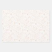 Melon Confetti Waterverf Stippen Wrapping Paper (Voorkant 3)