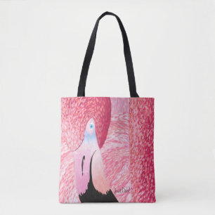 Melon de Flamingo Schoudertas Tote Bag
