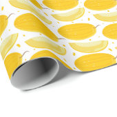 Melon Doodle Fruit ontwerp Cadeaupapier (Rol Hoek)