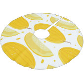 Melon Doodle Fruit ontwerp Kerstboom Rok (Gekanteld)