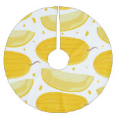 Melon Doodle Fruit  ontwerp Kerstboom Rok (Voorkant)