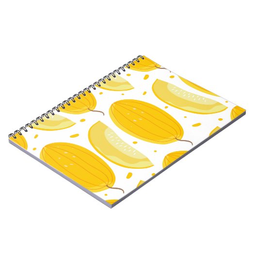 Melon Doodle Fruit  ontwerp Notitieboek (Linkerzijde)