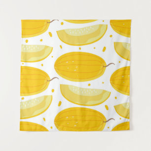 Melon Doodle Fruit ontwerp Wandkleed
