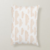 Melon Dreamtime Waterverf Clouds Accent Pillow Kussen (Achterkant (Verticaal))