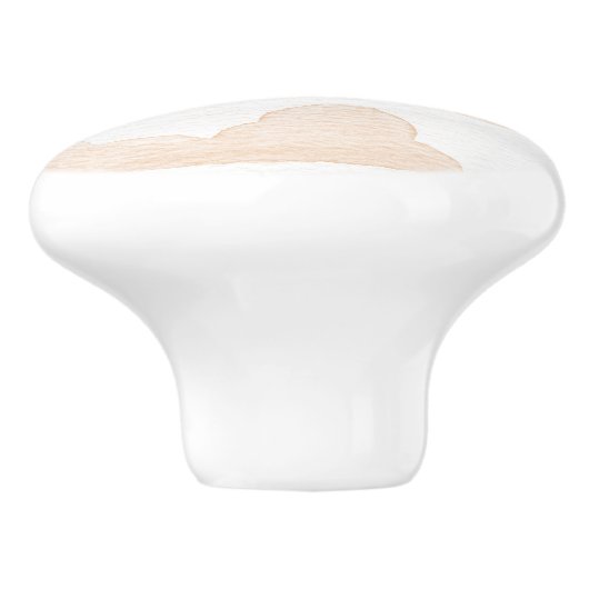 Melon Dreamtime Waterverf Clouds Ceramic Pull Keramische Knop (Zijkant)