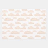 Melon Dreamtime Waterverf Clouds Wrapping Paper (Voorkant 2)